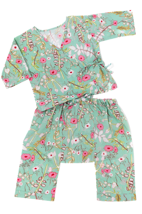Blooms in Mint Baby Playset
